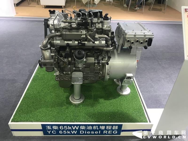 玉柴65kW柴油机增程器