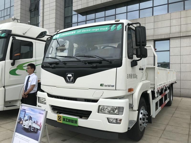 徐工E500 18吨纯电动栏板车