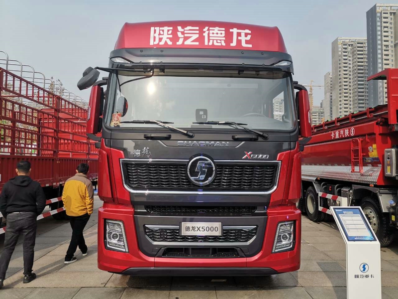 德龙X5000 8×4绿通版载货车